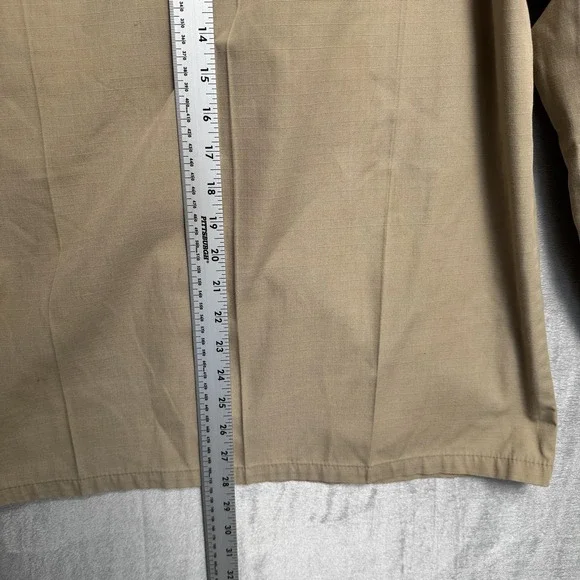 Brigade Quartermasters Jacket Mens Medium Beige Combat Cloth Military Field - Picture 7 of 10